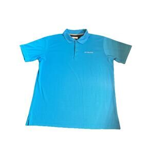 Columbia Sportswear Omni-Wick Men's Medium Blue Golf Polo